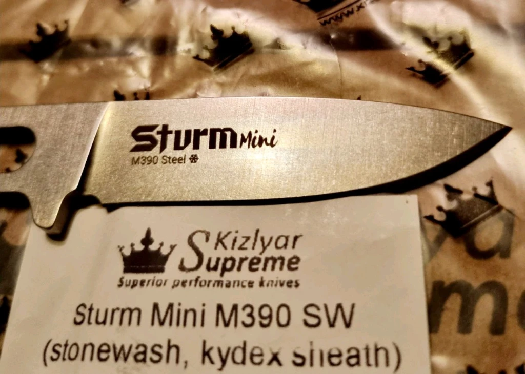 Нож Kizlyar Supreme Sturm Mini M390 Крио