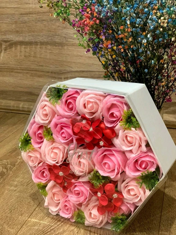 Букет из 31, 51, 101 мыльной розы