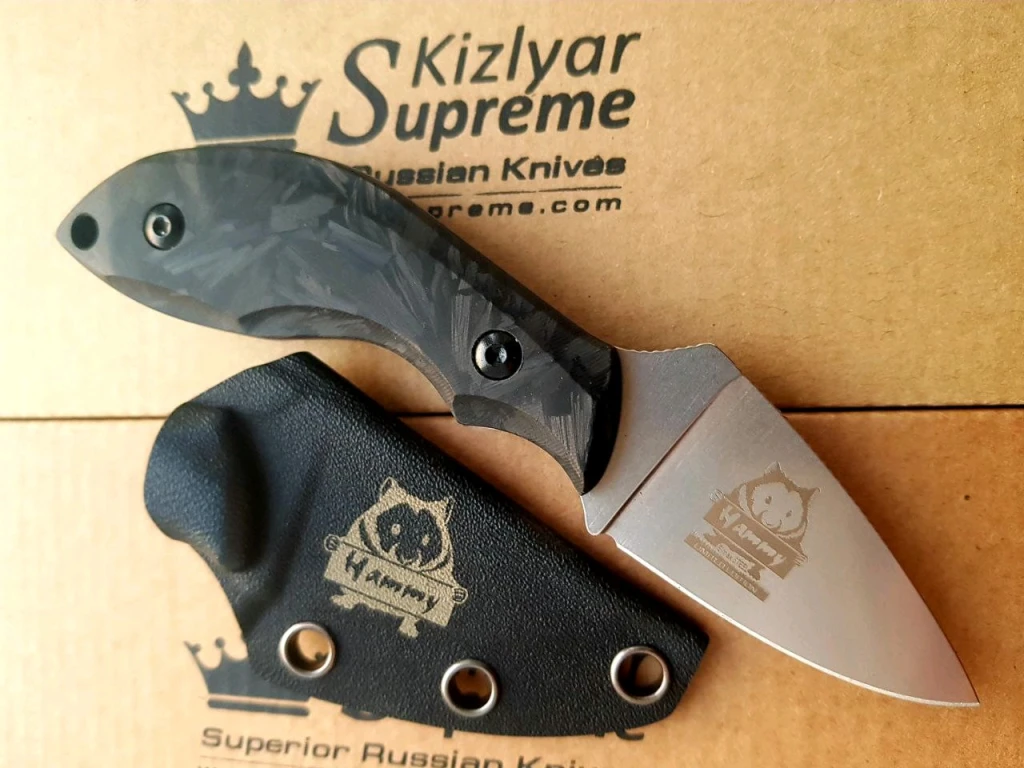 Нож Kizlyar Supreme Hammy Elmax Carbon Limited Edition