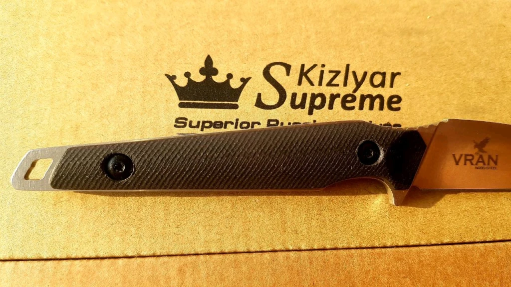 Нож Kizlyar Supreme Vran N690 Black G10