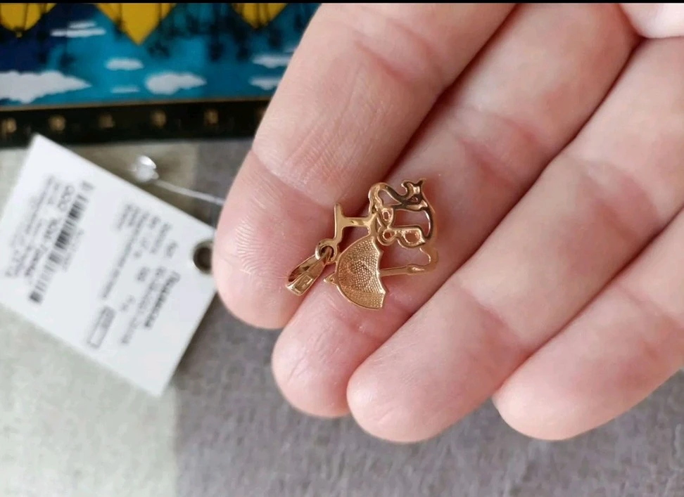 Новая золотая подвеска 