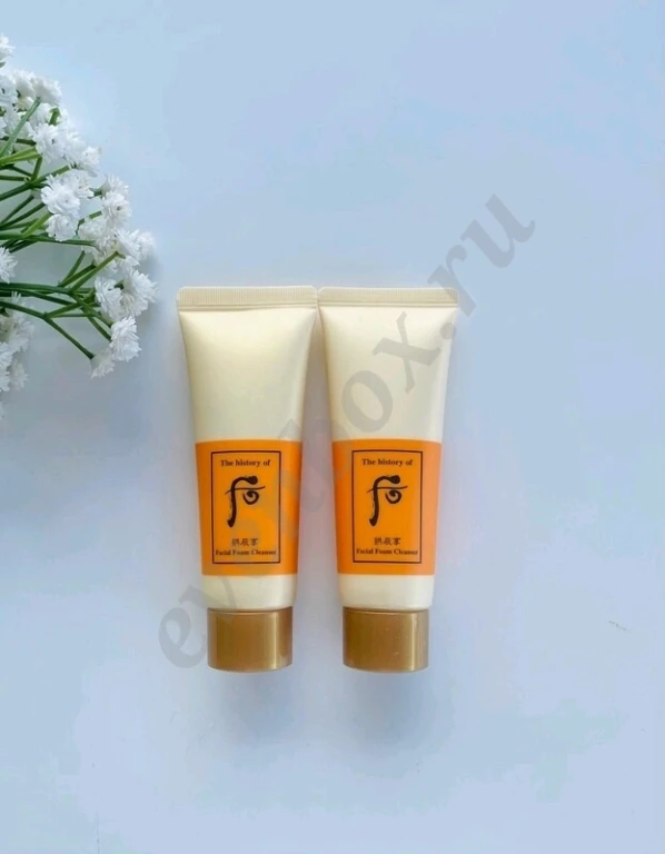 The History of Whoo Gongjinhyang Facial Foam Cleanser 40ml.
