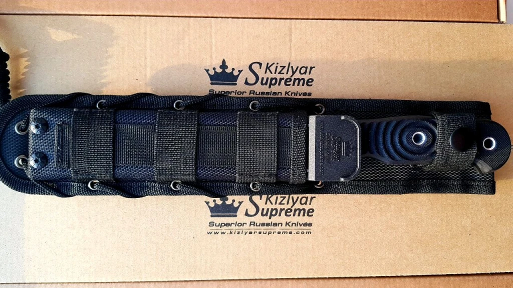 Нож Kizlyar Supreme Vendetta D2 Black Titanium