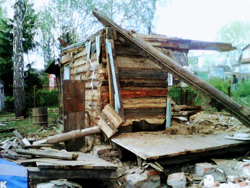 демонтаж дачи