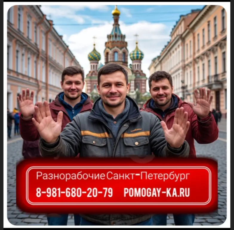 Услуги разнорабочих СПБ. Заказать рабочих в Питере: универсальные мастера и разнорабочие